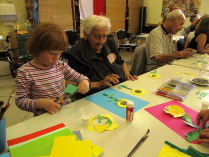 Mezigenerační setkávání v Domově Sue Ryder