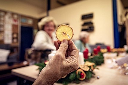 Vyrábění adventních věnců