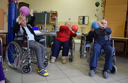 Skupinové cvičení v Sue Ryder